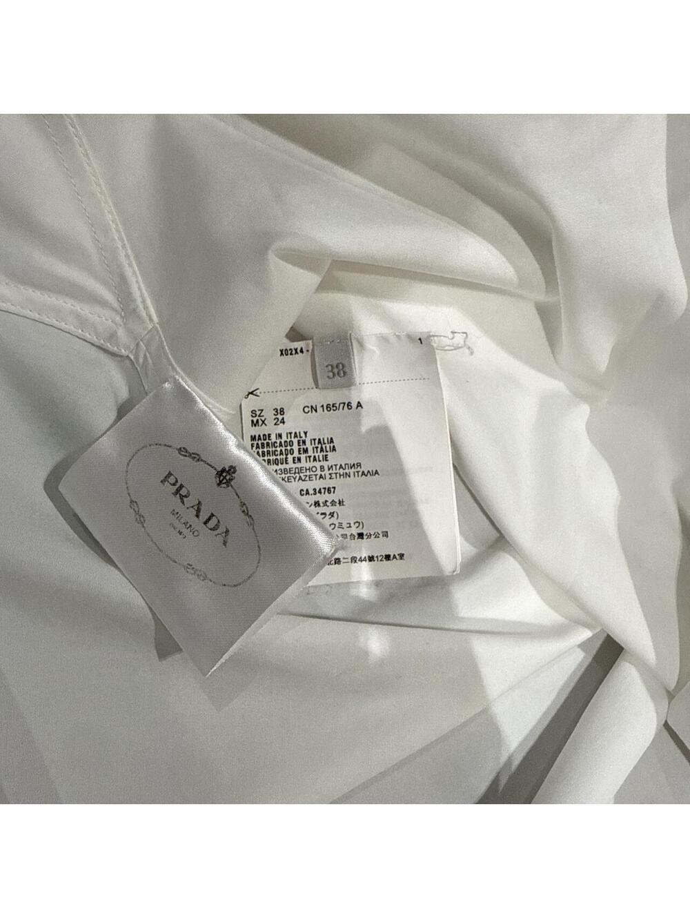 Prada Women's White Blouse - Picture 4 of 11